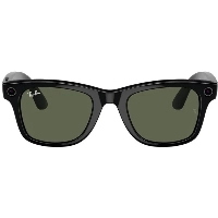 Ray-Ban Wayfarer (Gen 2) Shiny Black G15 Green, 155 53 Size