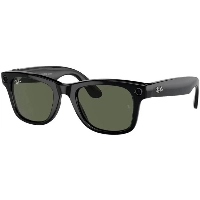 Ray-Ban Wayfarer (Gen 2) Shiny Black G15 Green, 155 53 Size