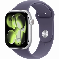 Умные часы Apple Watch Series 11 46мм, S/M 130-200 мм, Silver Aluminum Case, Purple Fog Sport Band