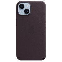 Чехол Apple для iPhone 14 Leather MagSafe Elderberry  (MPT03)