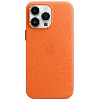 Чехол Apple для iPhone 14 Pro Max Leather MagSafe Orange (MPPR3)