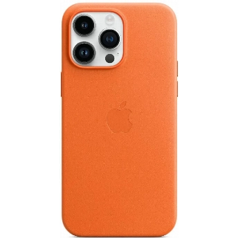 Чехол Apple для iPhone 14 Pro Max Leather MagSafe Orange (MPPR3)