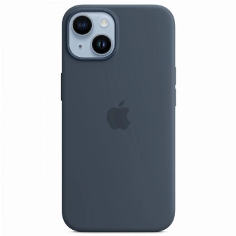 Чехол Apple для iPhone 14 Plus Silicone MagSafe Storm Blue (MPT53)