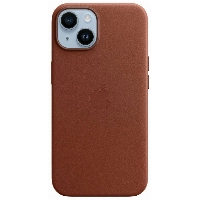 Чехол Apple для iPhone 14 Leather MagSafe Umber (MPP73)