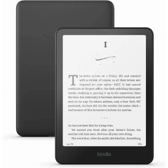Электронная книга Amazon Kindle PaperWhite 2024, Wi-Fi, 16 ГБ, Black Signature Edition, черный