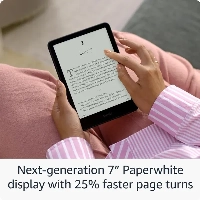 Электронная книга Amazon Kindle PaperWhite 2024, Wi-Fi, 32 ГБ, Black Signature Edition, черный