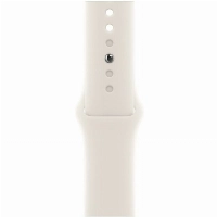 Apple Watch Series 11 42 мм, S/M 130-200 мм, Silver Aluminum Case, Starlight Sport Band