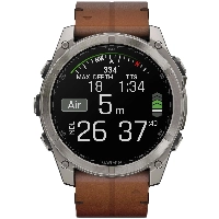 Умные часы Garmin Fenix 8, Amoled Sapphire Titanium Graphite, 51 мм, 0100290540, Chestnut