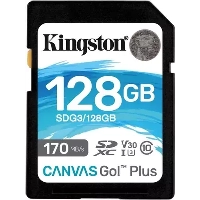 Карта памяти Kingston Canvas Go! Plus SDXC 128 ГБ SDG3/128Gb