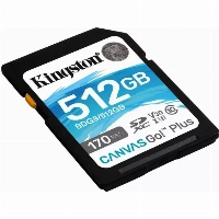 Карта памяти Kingston Canvas Go! Plus SDXC 512 ГБ SDG3/512Gb