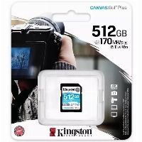 Карта памяти Kingston Canvas Go! Plus SDXC 512 ГБ SDG3/512Gb