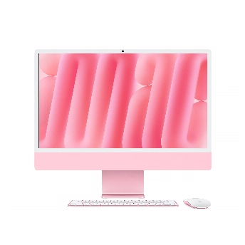 Apple iMac 24 Retina 4,5K, M4 (8C CPU, 8C GPU, 2024), 16 GB, 256 GB SSD, (MWUG3), Pink