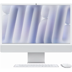 Apple iMac 24 Retina 4,5K, M4 (8C CPU, 8C GPU, 2024), 16 GB, 256 GB SSD, (MWUC3), Silver, серебристый