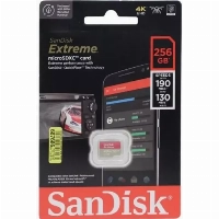 Карта памяти SanDisk Extreme microSDXC 256 ГБ SDSQXAV-256G-GN6MN