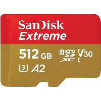 Карта памяти SanDisk Extreme microSDXC 512 ГБ SDSQXAV-512G-GN6MN