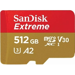 Карта памяти SanDisk Extreme microSDXC 512 ГБ SDSQXAV-512G-GN6MN