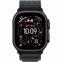 Apple Watch Ultra 3 49mm Black Titanium Black Alpine Loop, S