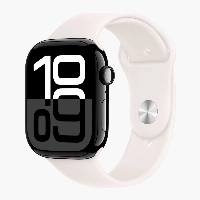 Apple Watch Series 10 46 мм, M/L 140-245 мм, Jet Black Aluminium Case GPS, Light Blush