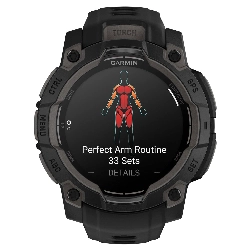 Умные часы Garmin Instinct 3 45mm, Amoled Black 0100293600