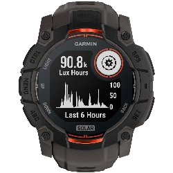 Умные часы Garmin Instinct 3 50mm, Solar Black/Charcoal Band 0100293500