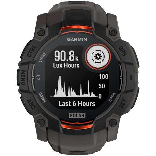 Умные часы Garmin Instinct 3 50mm, Solar Black/Charcoal Band 0100293500 купить в Санкт-Петербурге. Цена, отзывы, доставка | Smartretail
