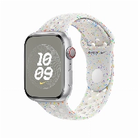 Apple Watch Series 10 46 мм, M/L 140-245 мм, Silver Aluminum Case with Pure Platinum Nike Sport Band