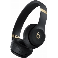 Беспроводные наушники Beats Solo 4 Wireless, Matte, Black/Gold, черный/золотой