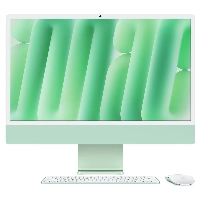 Apple iMac 24 Retina 4,5K, M4 (8C CPU, 8C GPU, 2024), 16 GB, 256 GB SSD, (MWUE3), Green