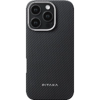 Чехол Pitaka 16 Pro Max Ultra Slim Case, Black/Gray Twill