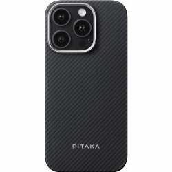 Чехол Pitaka 16 Pro Max Ultra Slim Case, Black/Gray Twill