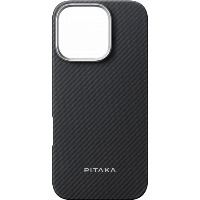 Чехол Pitaka 16 Pro Max Ultra Slim Case, Black/Gray Twill