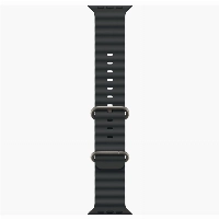 Apple Watch Ultra 2 49mm Natural Titanium Case Ocean Band, Black