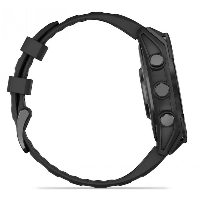 Garmin Fenix 8 Amoled Slate, 47 мм, Gray with Black Silicone
