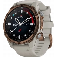 Garmin Descent MK3i 43 Sapphire Titanium with French Gray