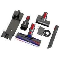 Dyson V8 Slim Fluffy, Red/Nickel, красный