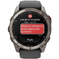 Garmin Fenix 8 Pro 51мм, AMOLED Sapphire Titanium Graphite/Black (010-03199-11)