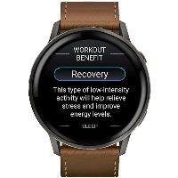 Умные часы Garmin Venu 4, 45 мм Slate/Black + Brown Leather Band (010-03014-03)