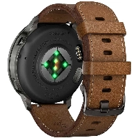 Умные часы Garmin Venu 4, 45 мм Slate/Black + Brown Leather Band (010-03014-03)