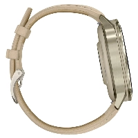 Умные часы Garmin Venu 4, 41 мм Lunar Gold/Bone + Light Sand Leather Band (010-03013-03)