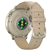 Умные часы Garmin Venu 4, 41 мм Lunar Gold/Bone + Light Sand Leather Band (010-03013-03)