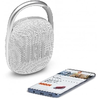 Портативная акустика JBL Clip 4, White, белый