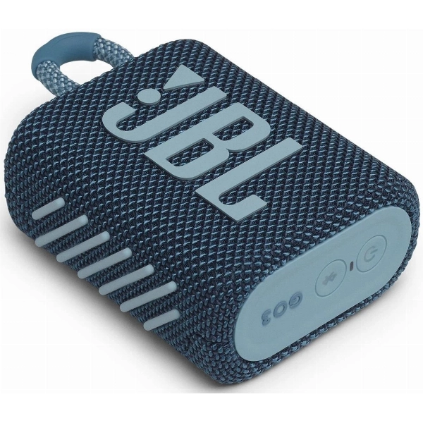 Портативная акустика JBL Go 3, Blue, синий