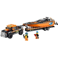 Конструктор LEGO City Off-road Vehicle with a Motorboat (60085)