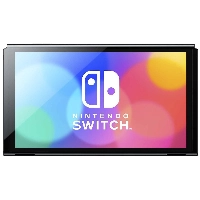 Игровая приставка Nintendo Switch (OLED model) 64 Гб, неоновый синий/неоновый, Red, красный