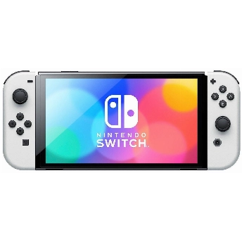 Игровая приставка Nintendo Switch (OLED model) 64 Гб, White, белый