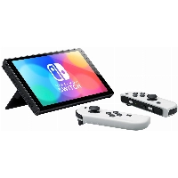 Игровая приставка Nintendo Switch (OLED model) 64 Гб, White, белый