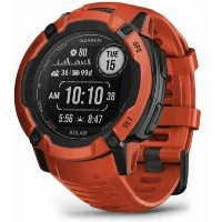 Умные часы Garmin Instinct 2X Solar  0100280501	, Red, красный