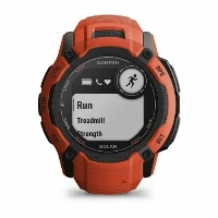 Умные часы Garmin Instinct 2X Solar  0100280501	, Red, красный