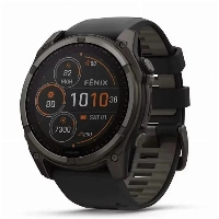 Умные часы Garmin Fenix 8, Solar Sapphire Titanium, 51 мм, 0100290621, Carbon Gray