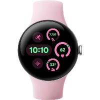 Смарт-часы Google Pixel Watch 3 41 мм, Wi-Fi, Polished Silver/Rose